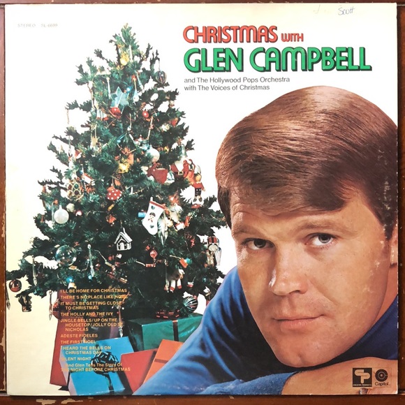 Glen Campbell...Christmas With Vinyl Lp - Picture 1 of 6